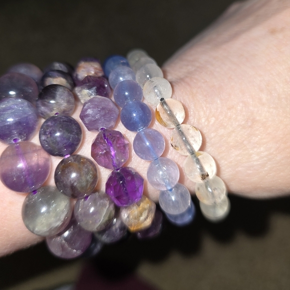 8mm Herkimer Diamond Bracelet - Picture 11 of 15